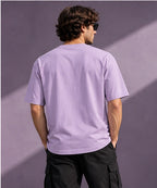 Men’s Premium Lavender Crew Neck T-Shirt – Regular Fit