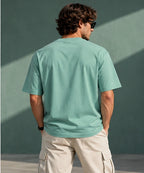 Men’s Premium Mint Green Crew Neck T-Shirt – Regular Fit