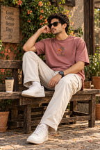 Men’s Dusty Rose “Don’t Water Dead Flowers” Graphic T-Shirt – Front & Back Print