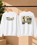 Men’s Black Outdoor Adventure Graphic Sweatshirt – Front & Back Print