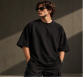 Men’s Premium Black Oversized T-Shirt – Relaxed Streetwear Fit